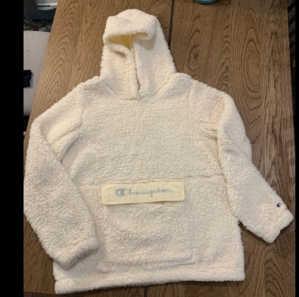 NWT Sherpa Fluffy Champion Hoodie